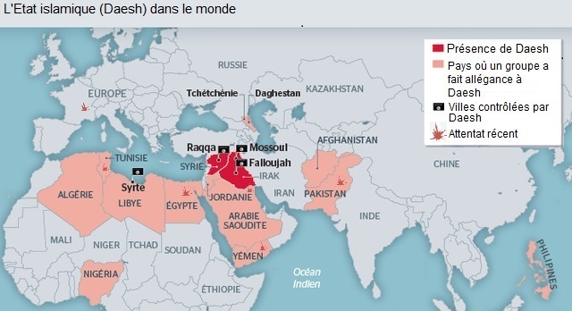 Le "label" Daesh étend son influence dans lensemble du monde musulman