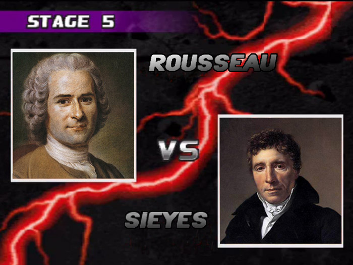 Rousseau VS Sieyes TEKKEN 3 