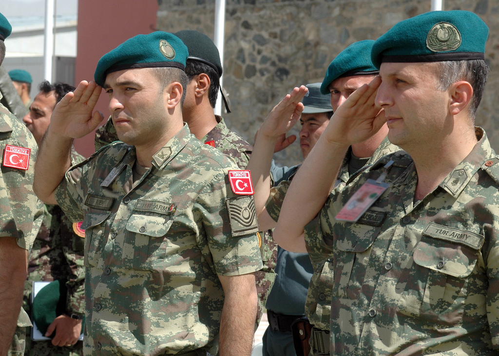 Des soldats turcs en mission pour l'OTAN. En Irak, la Turquie a décidé d'agir seule. CC - OTAN